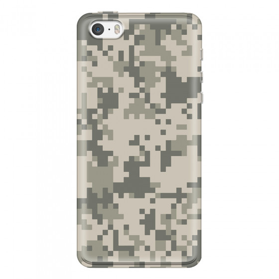 APPLE - iPhone 5S/SE - Soft Clear Case - Digital Camouflage