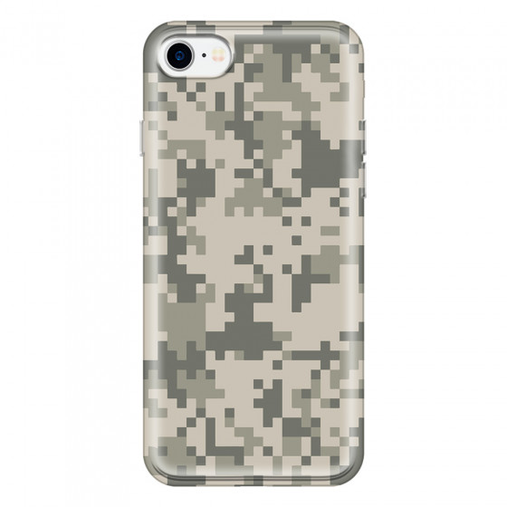 APPLE - iPhone 7 - Soft Clear Case - Digital Camouflage