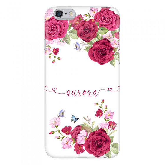 APPLE - iPhone 6S Plus - 3D Snap Case - Rose Garden with Monogram