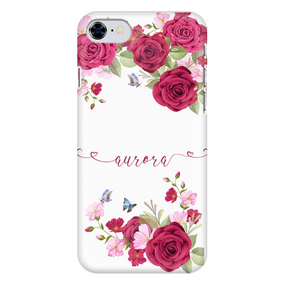 APPLE - iPhone 8 - 3D Snap Case - Rose Garden with Monogram