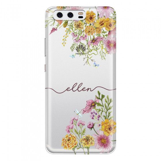 HUAWEI - P10 - Soft Clear Case - Meadow Garden with Monogram