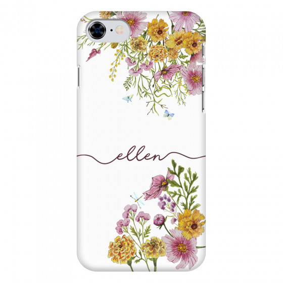 APPLE - iPhone 8 - 3D Snap Case - Meadow Garden with Monogram