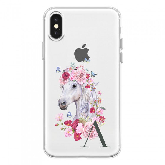 APPLE - iPhone X - Soft Clear Case - Magical Horse