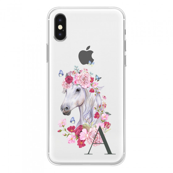 APPLE - iPhone XS - Soft Clear Case - Magical Horse