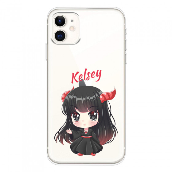 APPLE - iPhone 11 - Soft Clear Case - Chibi Kelsey