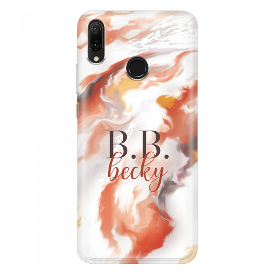 HUAWEI - Y9 2019 - Soft Clear Case - Streamflow Autumn Passion