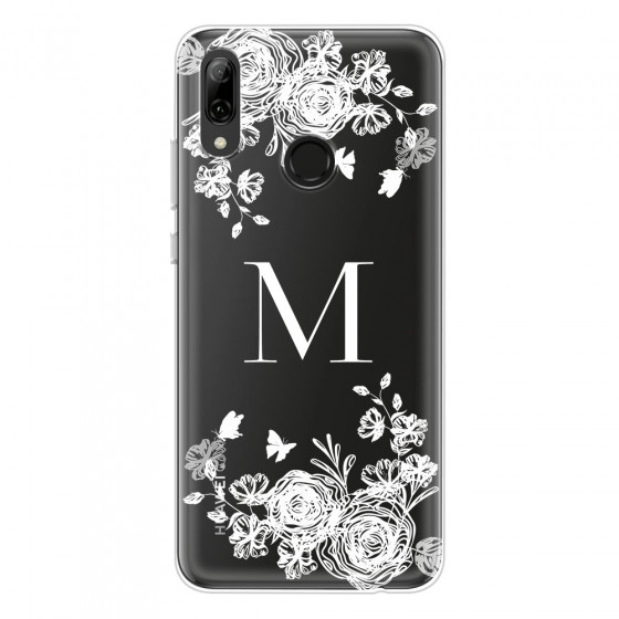 HUAWEI - P Smart 2019 - Soft Clear Case - White Lace Monogram