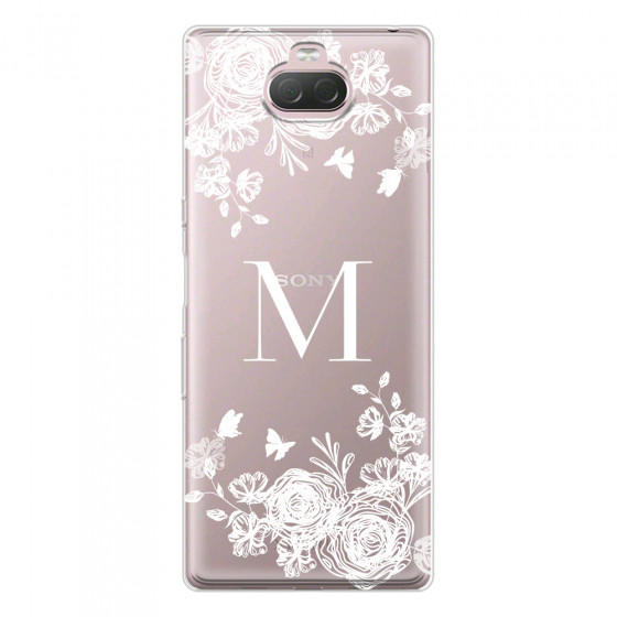 SONY - Sony 10 - Soft Clear Case - White Lace Monogram