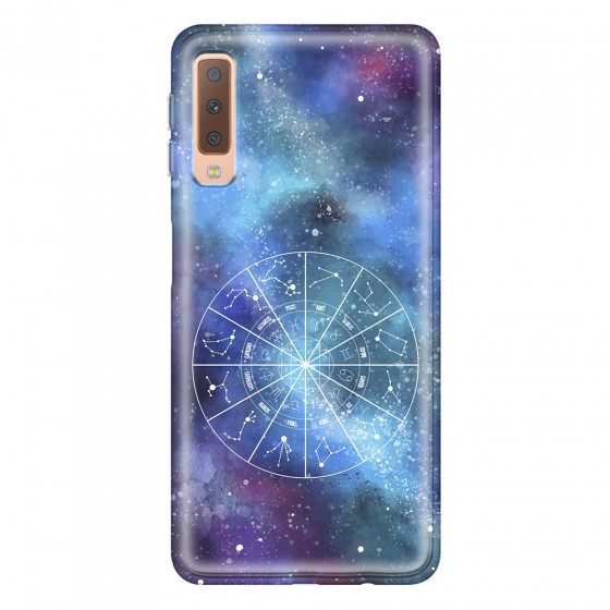 SAMSUNG - Galaxy A7 2018 - Soft Clear Case - Zodiac Constelations