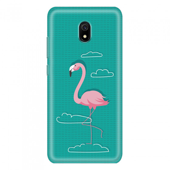 XIAOMI - Redmi 8A - Soft Clear Case - Cartoon Flamingo