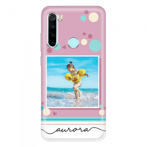 XIAOMI - Redmi Note 8 - Soft Clear Case - Cute Dots Photo Case