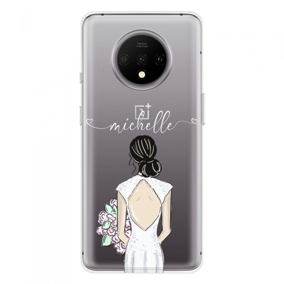 ONEPLUS - OnePlus 7T - Soft Clear Case - Bride To Be Blackhair II.