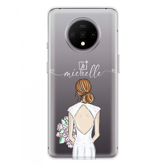 ONEPLUS - OnePlus 7T - Soft Clear Case - Bride To Be Redhead II.