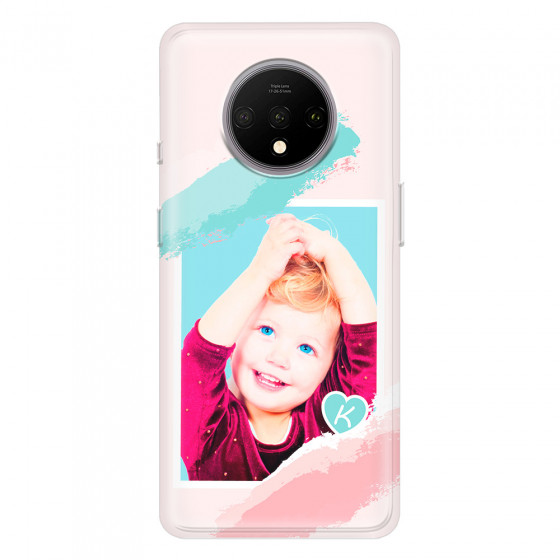 ONEPLUS - OnePlus 7T - Soft Clear Case - Kids Initial Photo