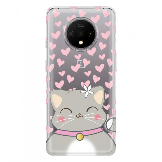 ONEPLUS - OnePlus 7T - Soft Clear Case - Kitty