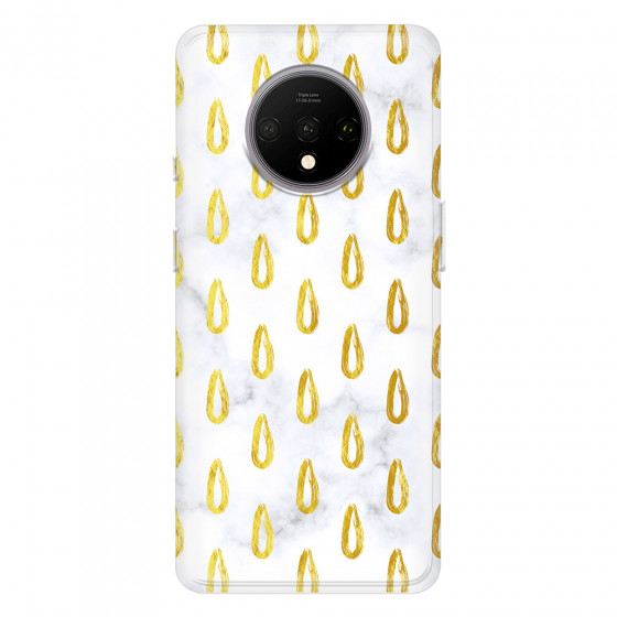 ONEPLUS - OnePlus 7T - Soft Clear Case - Marble Drops