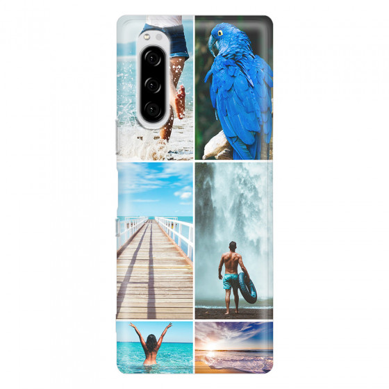 SONY - Sony Xperia 5 - Soft Clear Case - Collage of 6