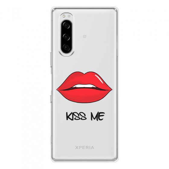 SONY - Sony Xperia 5 - Soft Clear Case - Kiss Me