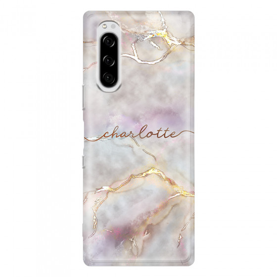 SONY - Sony Xperia 5 - Soft Clear Case - Marble Rootage