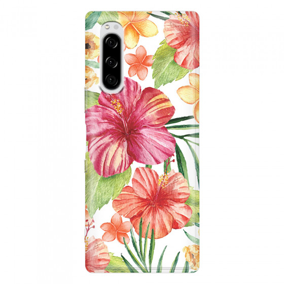 SONY - Sony Xperia 5 - Soft Clear Case - Tropical Vibes
