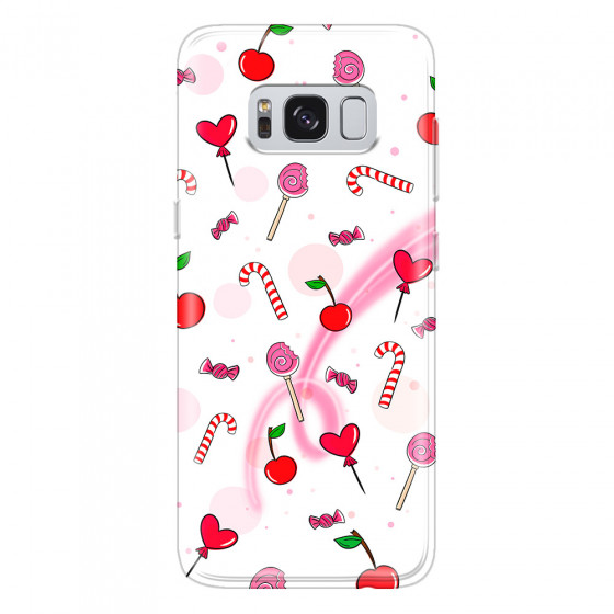 SAMSUNG - Galaxy S8 - Soft Clear Case - Candy White