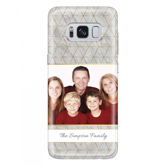 SAMSUNG - Galaxy S8 - Soft Clear Case - Happy Family