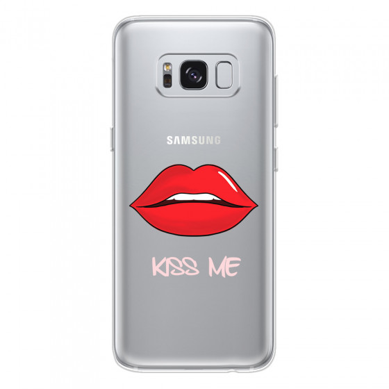 SAMSUNG - Galaxy S8 - Soft Clear Case - Kiss Me Light