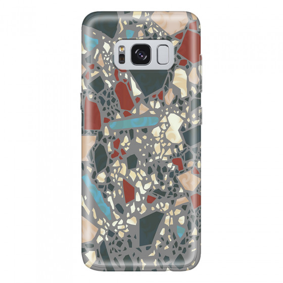 SAMSUNG - Galaxy S8 - Soft Clear Case - Terrazzo Design X