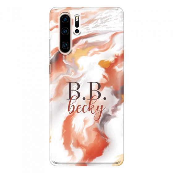 HUAWEI - P30 Pro - Soft Clear Case - Streamflow Autumn Passion