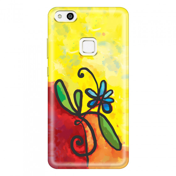 HUAWEI - P10 Lite - Soft Clear Case - Flower in Picasso Style