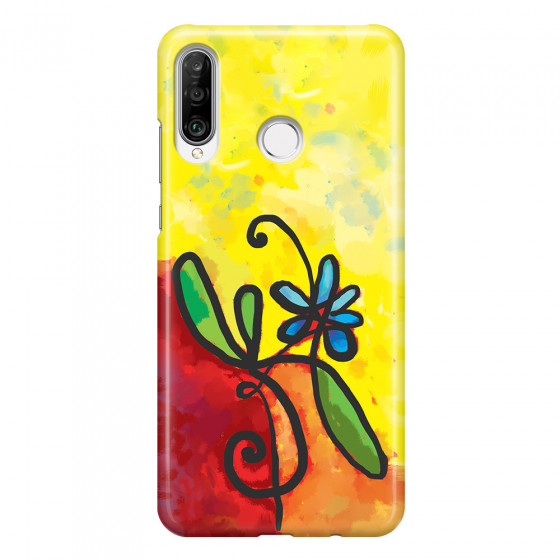 HUAWEI - P30 Lite - 3D Snap Case - Flower in Picasso Style
