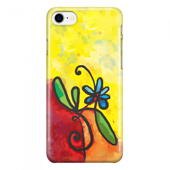 APPLE - iPhone 7 - 3D Snap Case - Flower in Picasso Style