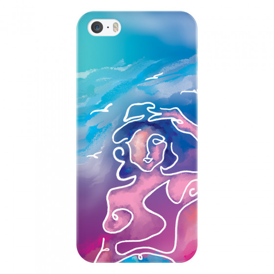 APPLE - iPhone 5S/SE - 3D Snap Case - Lady With Seagulls