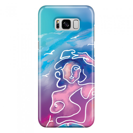 SAMSUNG - Galaxy S8 - 3D Snap Case - Lady With Seagulls
