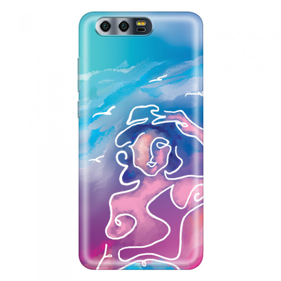 HONOR - Honor 9 - Soft Clear Case - Lady With Seagulls