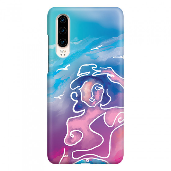 HUAWEI - P30 - 3D Snap Case - Lady With Seagulls