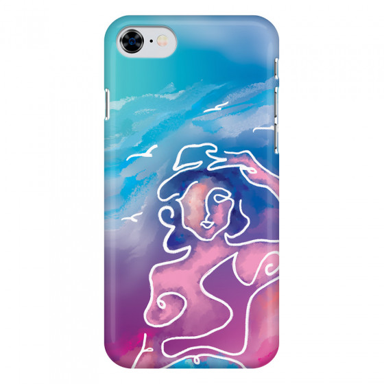 APPLE - iPhone 8 - 3D Snap Case - Lady With Seagulls