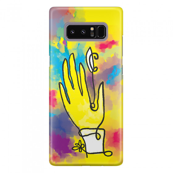 SAMSUNG - Galaxy Note 8 - 3D Snap Case - Abstract Hand Paint