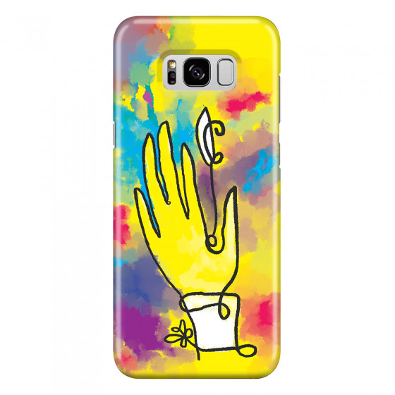 SAMSUNG - Galaxy S8 - 3D Snap Case - Abstract Hand Paint