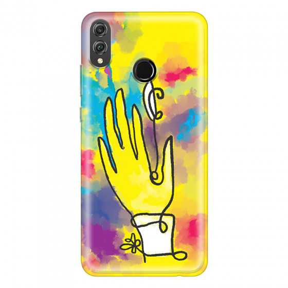 HONOR - Honor 8X - Soft Clear Case - Abstract Hand Paint