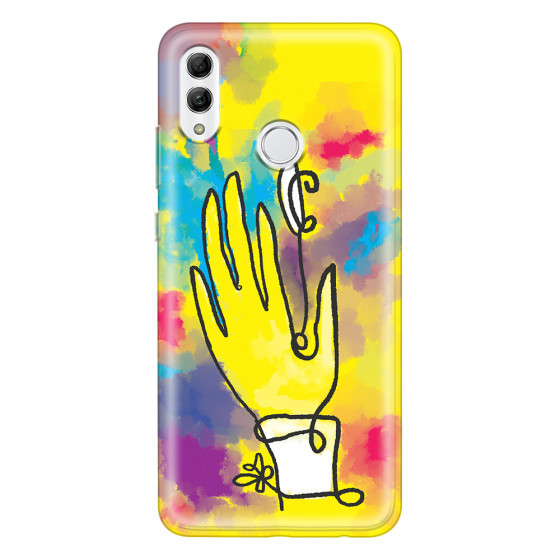 HONOR - Honor 10 Lite - Soft Clear Case - Abstract Hand Paint