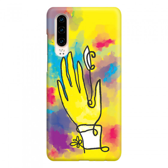 HUAWEI - P30 - 3D Snap Case - Abstract Hand Paint