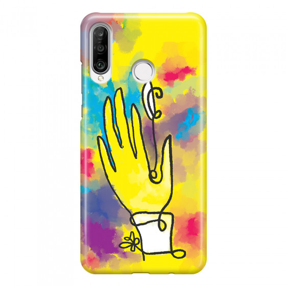 HUAWEI - P30 Lite - 3D Snap Case - Abstract Hand Paint