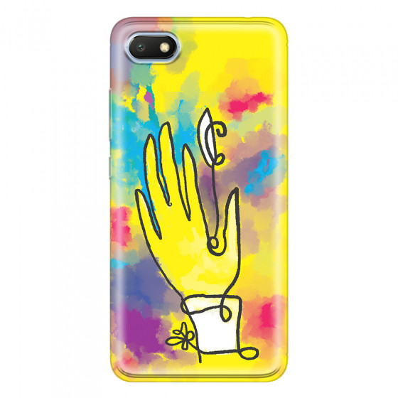 XIAOMI - Redmi 6A - Soft Clear Case - Abstract Hand Paint