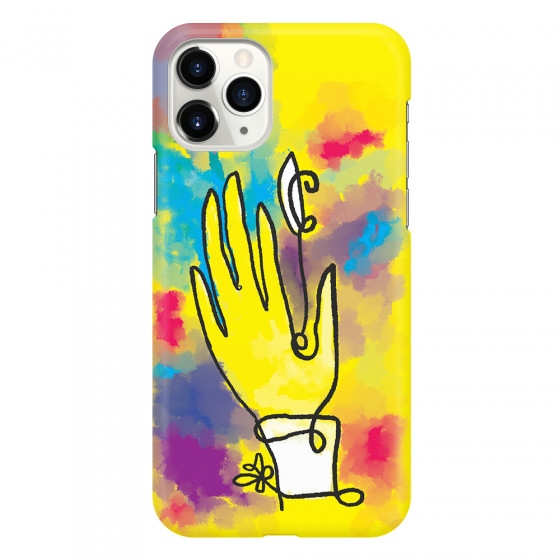 APPLE - iPhone 11 Pro Max - 3D Snap Case - Abstract Hand Paint