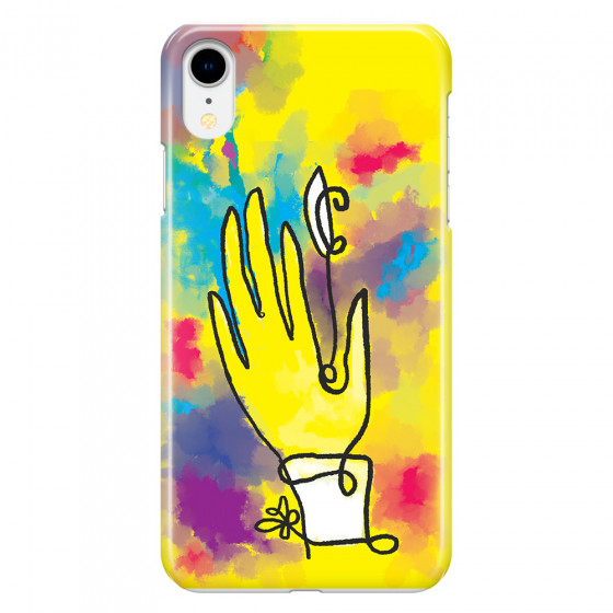 APPLE - iPhone XR - 3D Snap Case - Abstract Hand Paint
