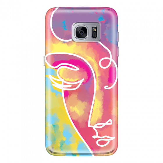 SAMSUNG - Galaxy S7 Edge - Soft Clear Case - Amphora Girl