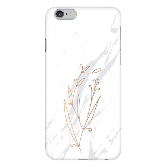 APPLE - iPhone 6S - 3D Snap Case - White Marble Flowers