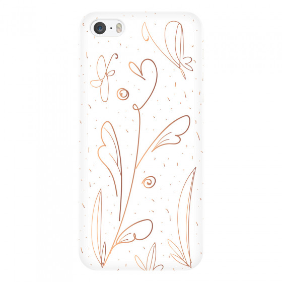 APPLE - iPhone 5S/SE - 3D Snap Case - Flowers In Style