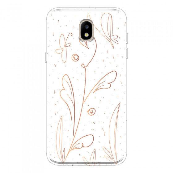 SAMSUNG - Galaxy J5 2017 - Soft Clear Case - Flowers In Style